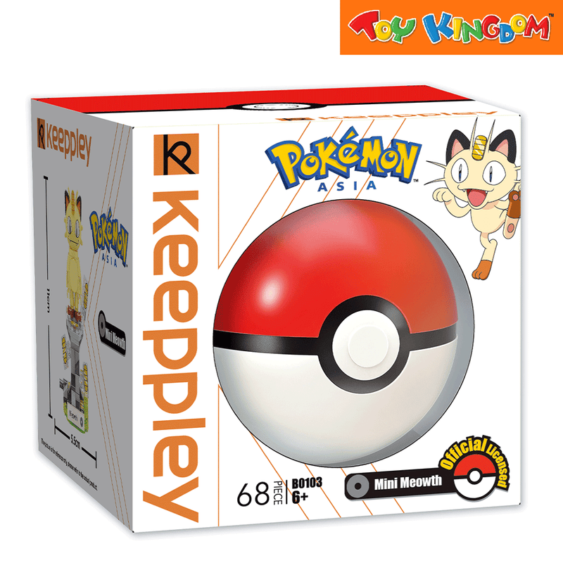 Keeppley Pokemon Mini Meowth Building Blocks