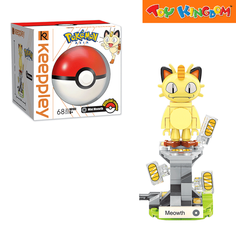 Keeppley Pokemon Mini Meowth Building Blocks
