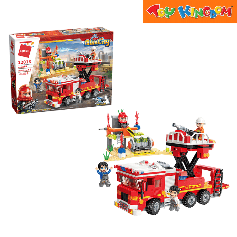 Keeppley Qman Fire Line Rescue Building Blocks