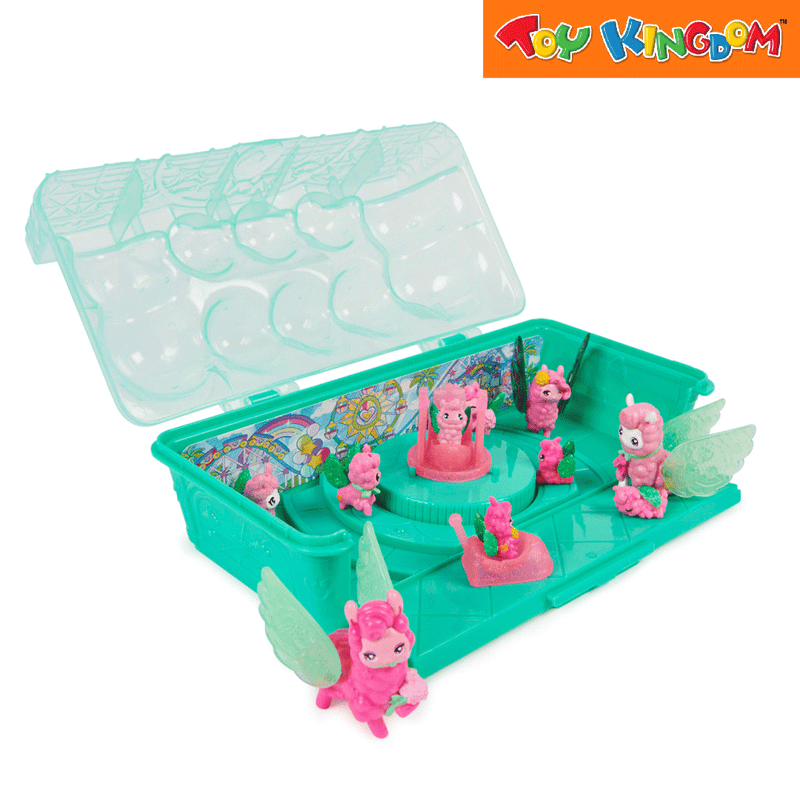 Hatchimals CollEGGtibles Rainbow-Cation Family Adventures Llama Egg Carton Playset