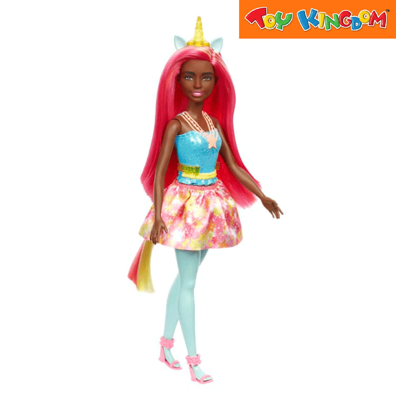 Barbie Dreamtopia Pink and Yellow Hair Unicorn Doll