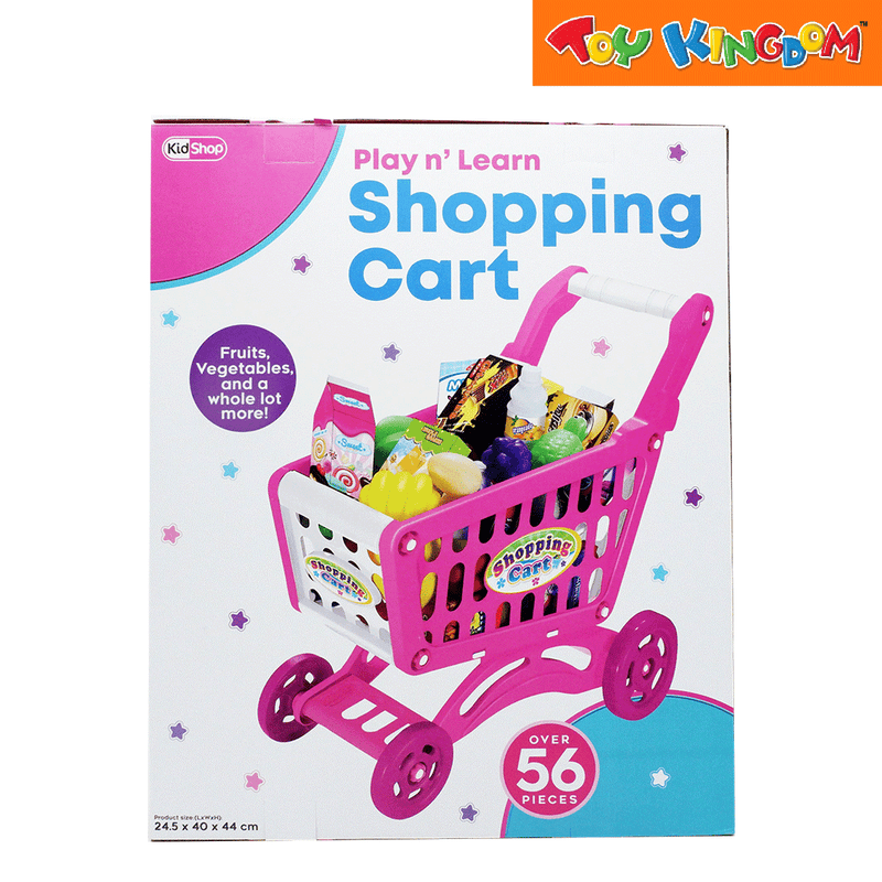 KidShop Play 'n Learn Shopping Cart Playset