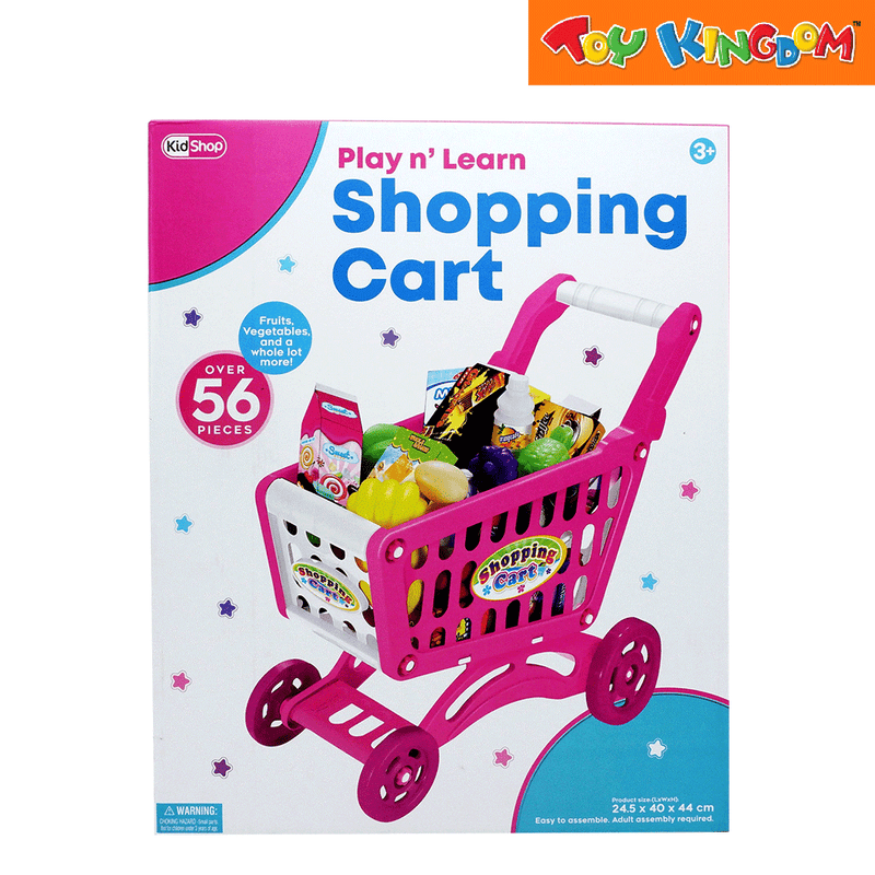 KidShop Play 'n Learn Shopping Cart Playset