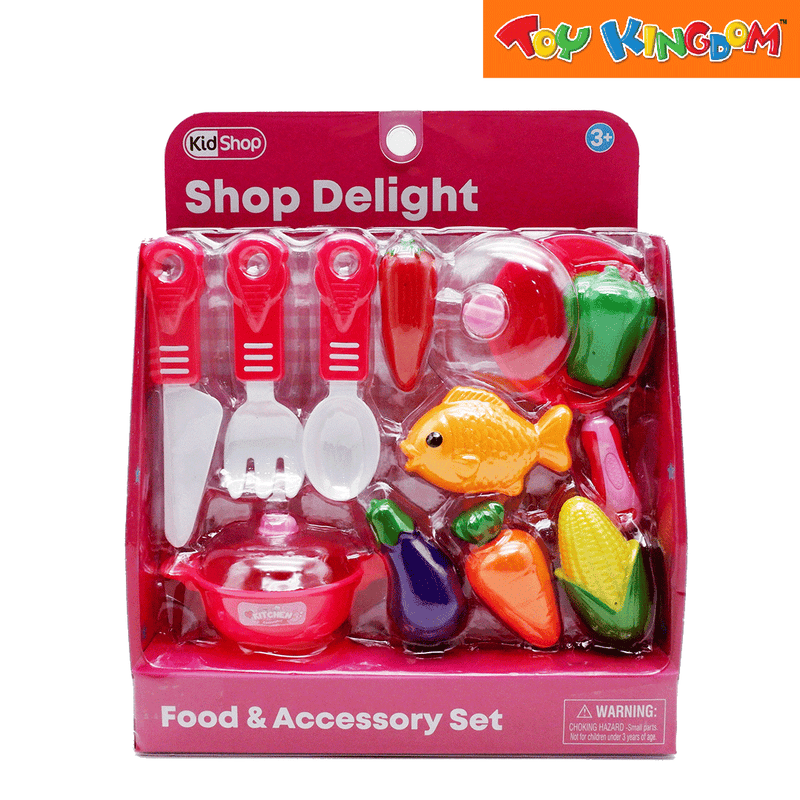 KidShop Food and Accessory Vegetables Playset