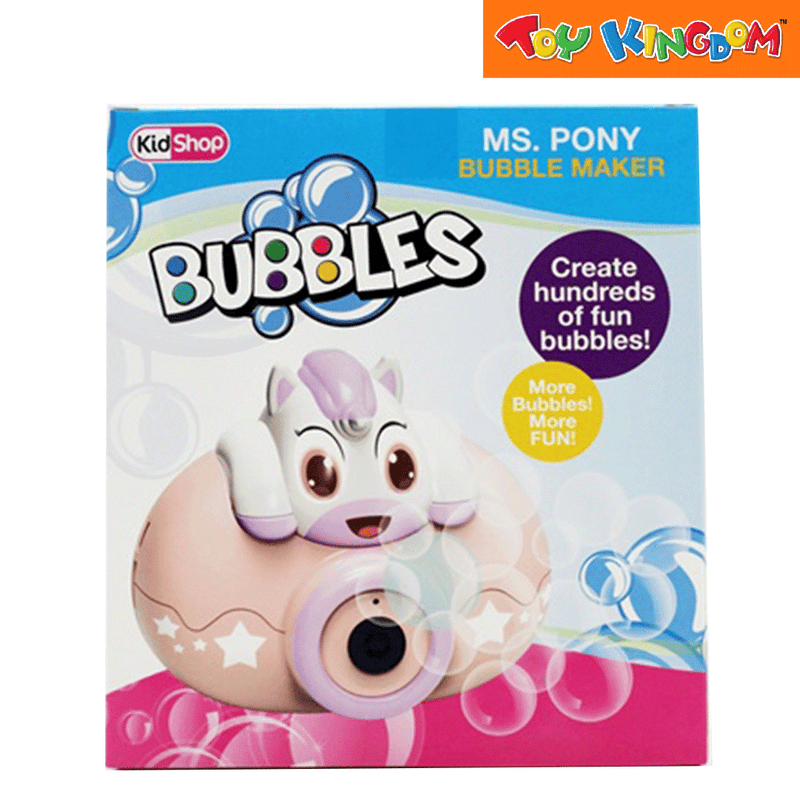 KidShop Ms. Pony Camera Bubble Maker