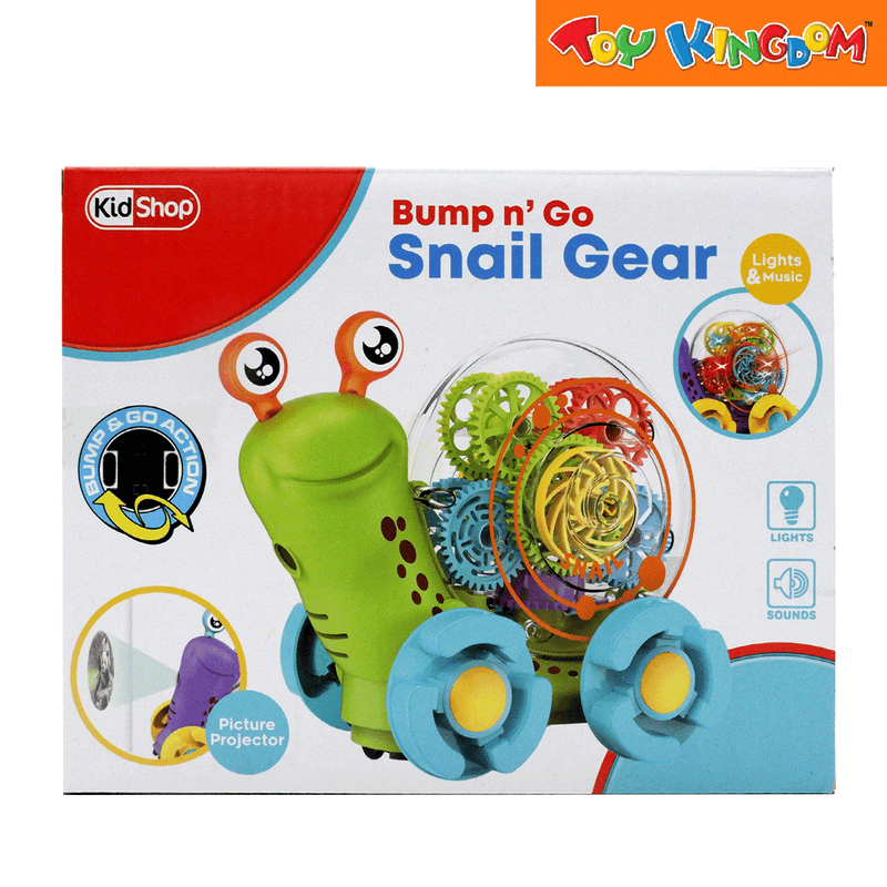 KidShop Bump 'n Go Battery Operated Snail Gear