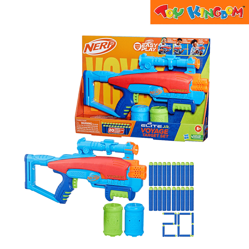 Nerf Elite Jr. Voyage Target Set Blaster