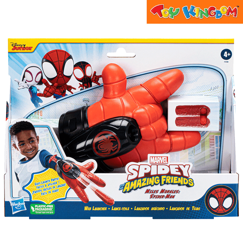 Disney Jr. Marvel Spidey and His Amazing Friends Miles Morales Spider-Man Web Launcher