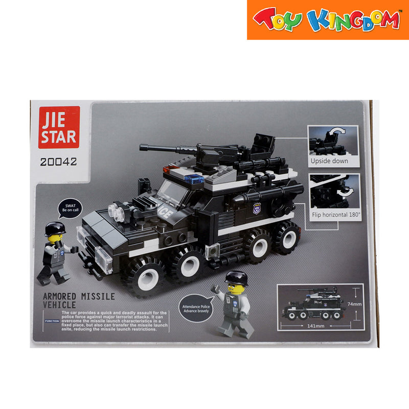 Jie Star Blocks Flying Tigers Armored Missile Vehicle 219 pcs Building Blocks