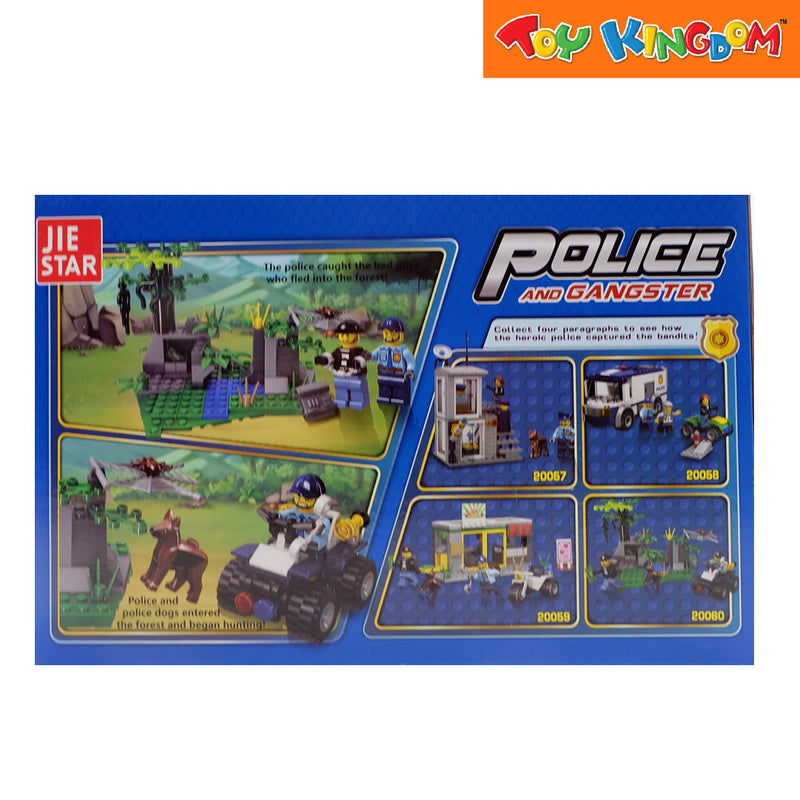 Jie Star Blocks Police Arrest the Bandits in the Forest 151 pcs Building Blocks