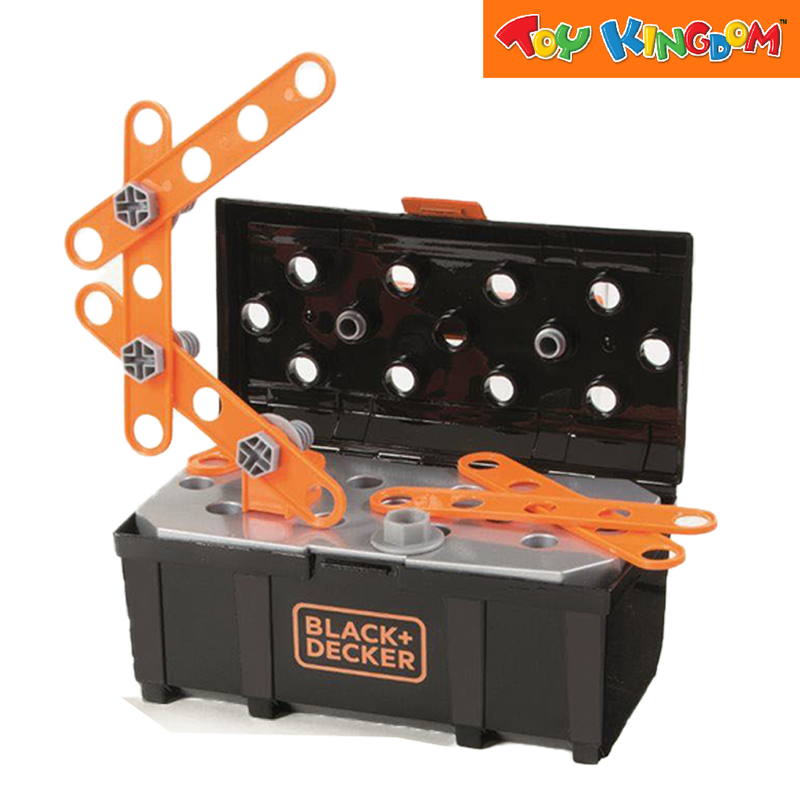 Black Decker 34 pcs DIY Tool Box Toy Kingdom