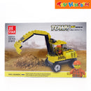 Jie Star Blocks Wheel Excavator 136 pcs Building Blocks