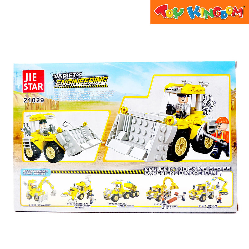 Jie Star Blocks Variety Engineering Team Scraper 173 pcs Building Blocks