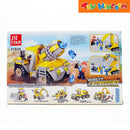 Jie Star Blocks Variety Engineering Team Crystal Mixer 314 pcs Building Blocks