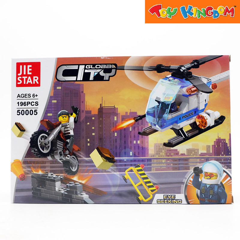 Jie Star Blocks Global City Eye Seeking 196 pcs Building Blocks