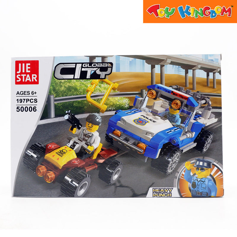 Jie Star Blocks Global City Heavy Punch 197 pcs Building Blocks