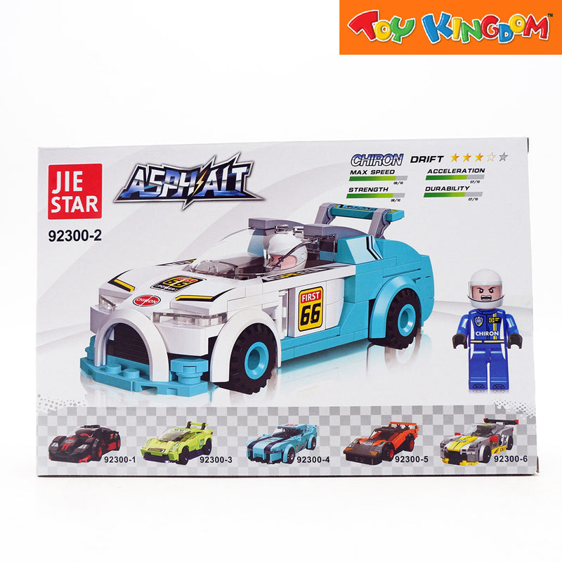 Jie Star Blocks Asphalt Chiron 162 pcs Building Blocks