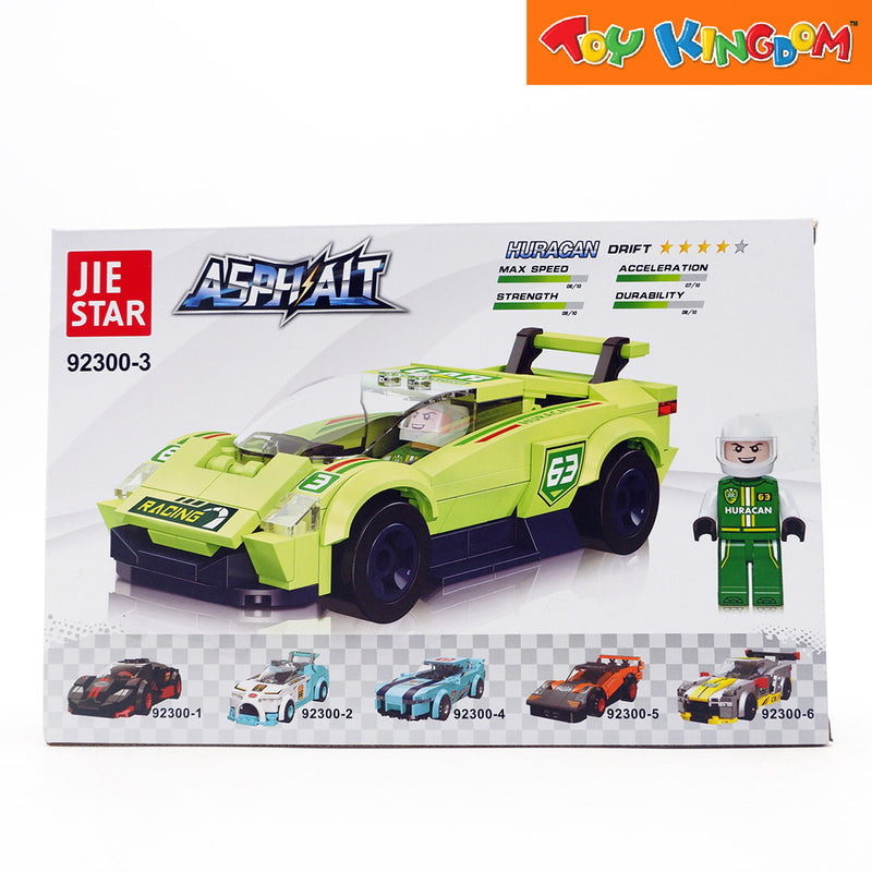Jie Star Blocks Asphalt Huracan 173 pcs Building Blocks