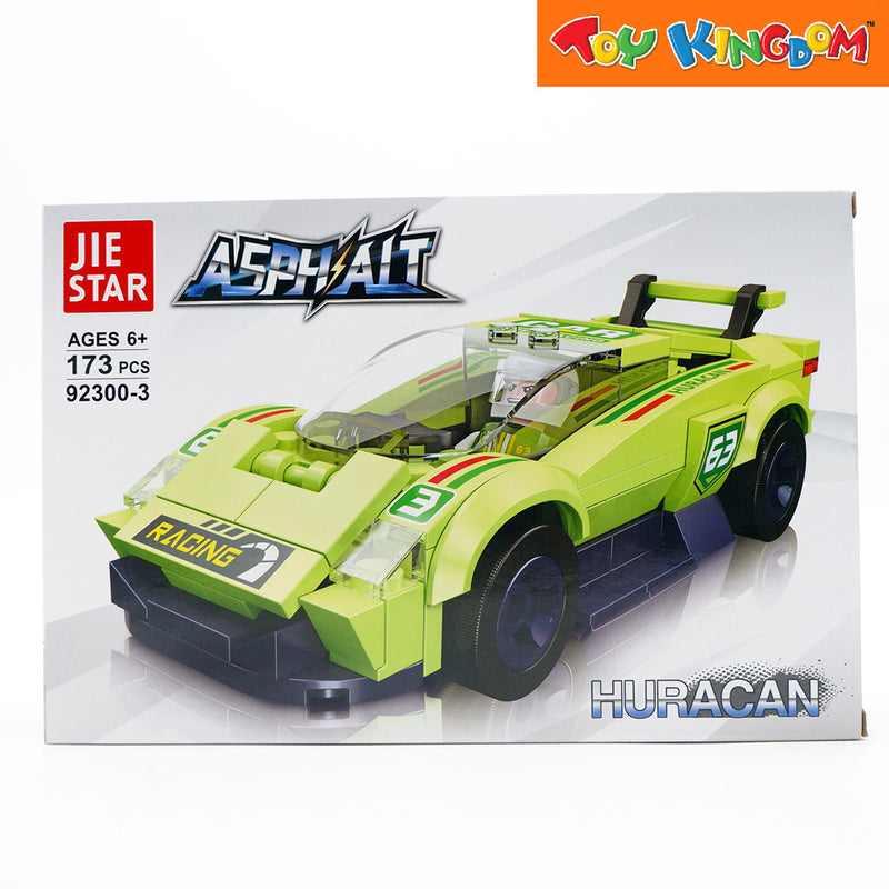 Jie Star Blocks Asphalt Huracan 173 pcs Building Blocks