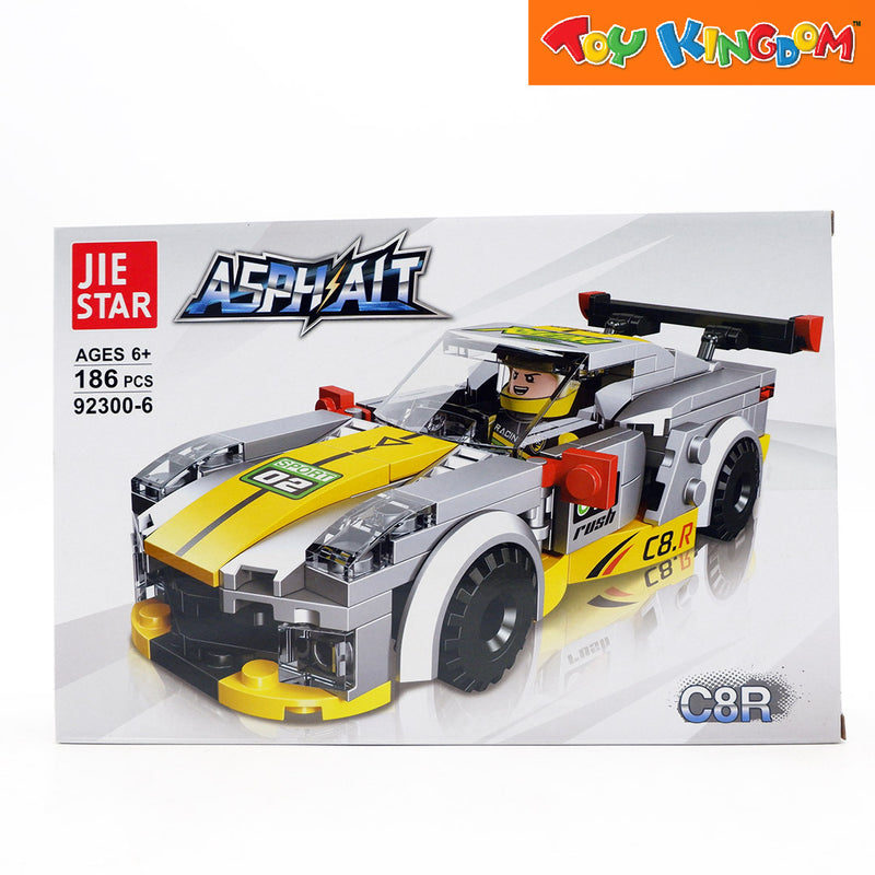 Jie Star Blocks Asphalt C8R 186 pcs Building Blocks