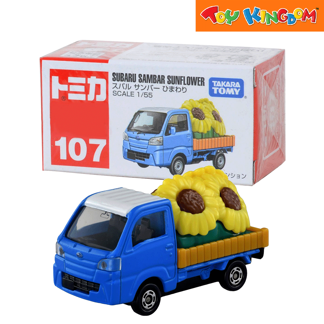 Voiture Miniature Tomica N°107 Subaru Sambar Sunflower - 1/55, Neuve, Collection