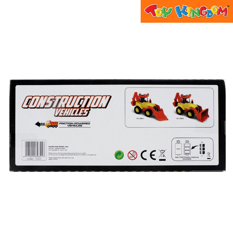 Dream Machine Construction Vehicle Front and Backhoe Loader