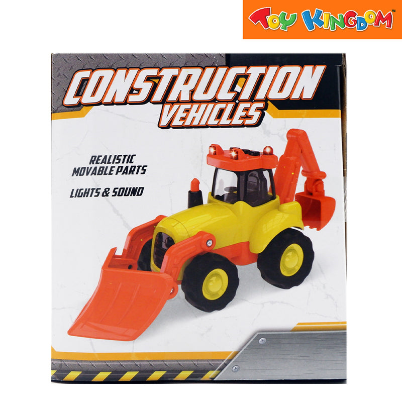 Dream Machine Construction Vehicle Front and Backhoe Loader