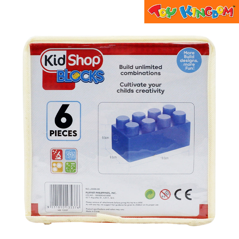 KidShop Big Blocks 6 pcs Building Blocks