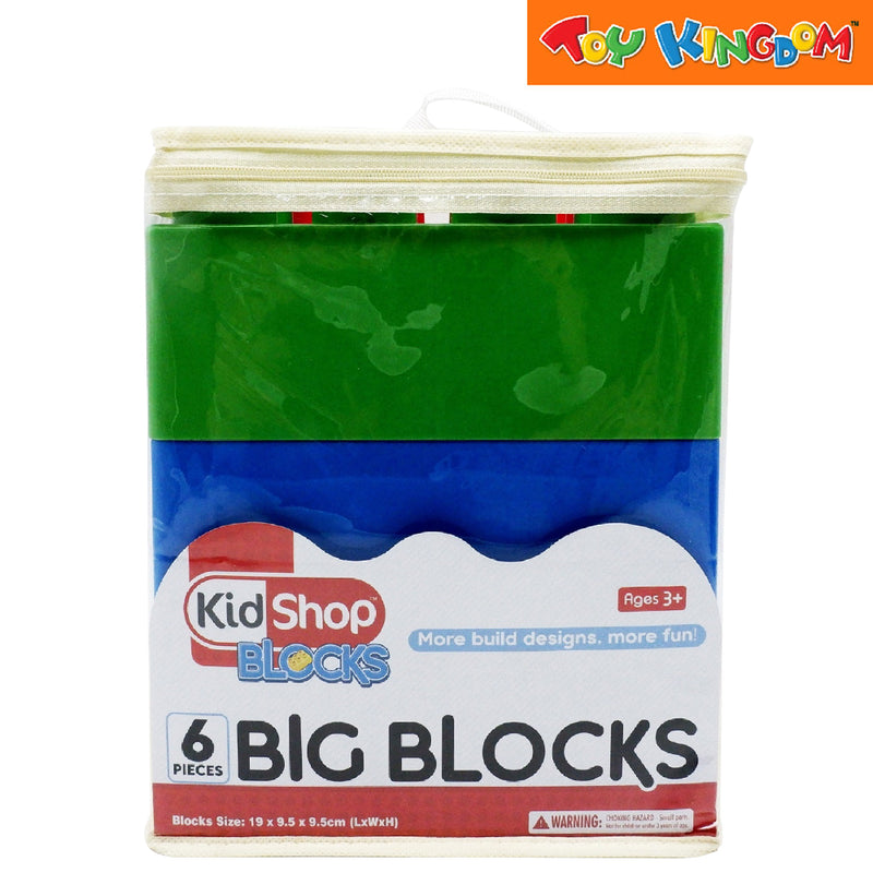 KidShop Big Blocks 6 pcs Building Blocks
