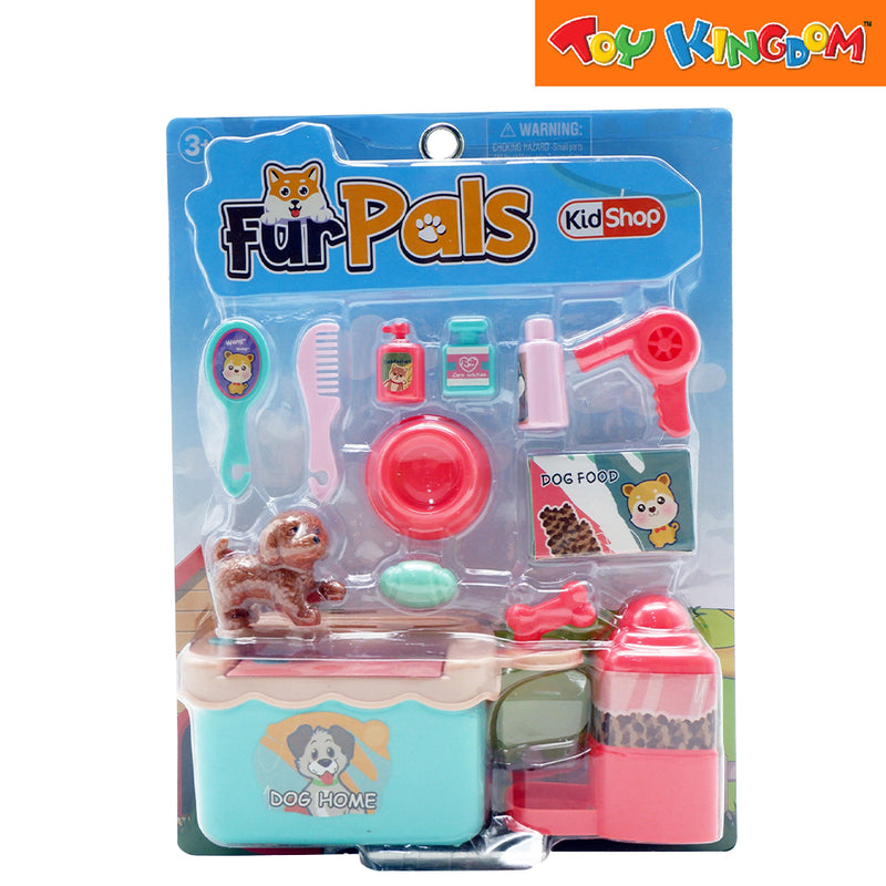 KidShop Fur Pals Little Pets Accessory Dog with Pet Feeder Playset
