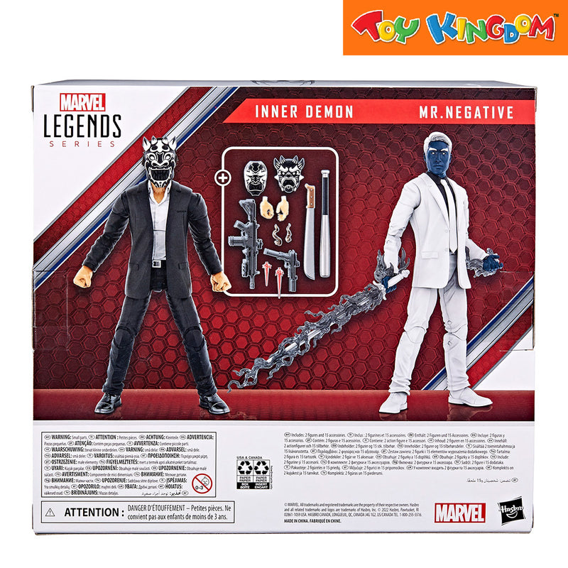 Marvel Avengers Spider-Man Inner Demon and Mr. Negative Action Figures