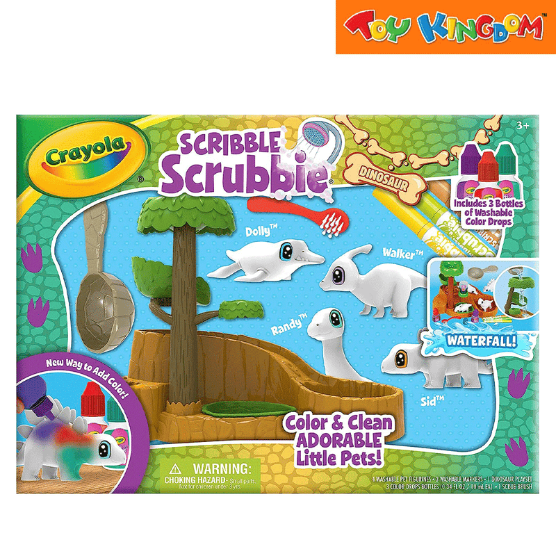 Crayola Scribble Scrubbie Color & Clean Adorable Little Pets Playset