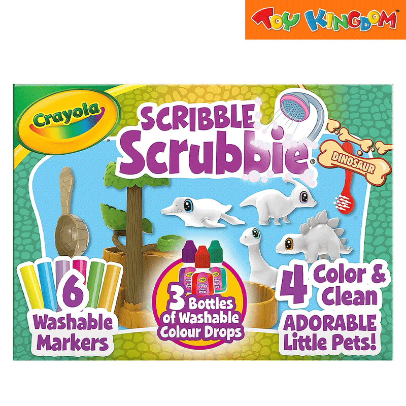 Crayola Scribble Scrubbie Color Clean Adorable Little Pets Playset