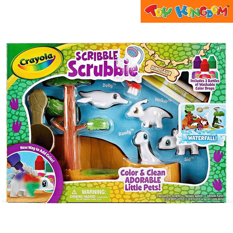 Crayola Scribble Scrubbie Color & Clean Adorable Little Pets Playset