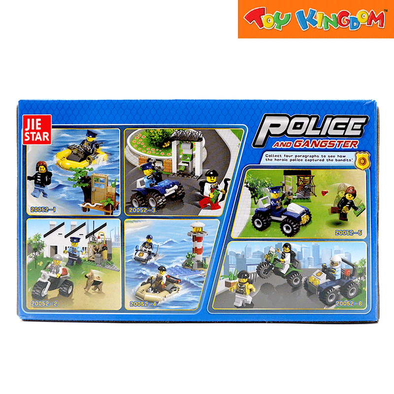 Jie Star Blocks Police & Gangster Police Chase 90 pcs Building Blocks