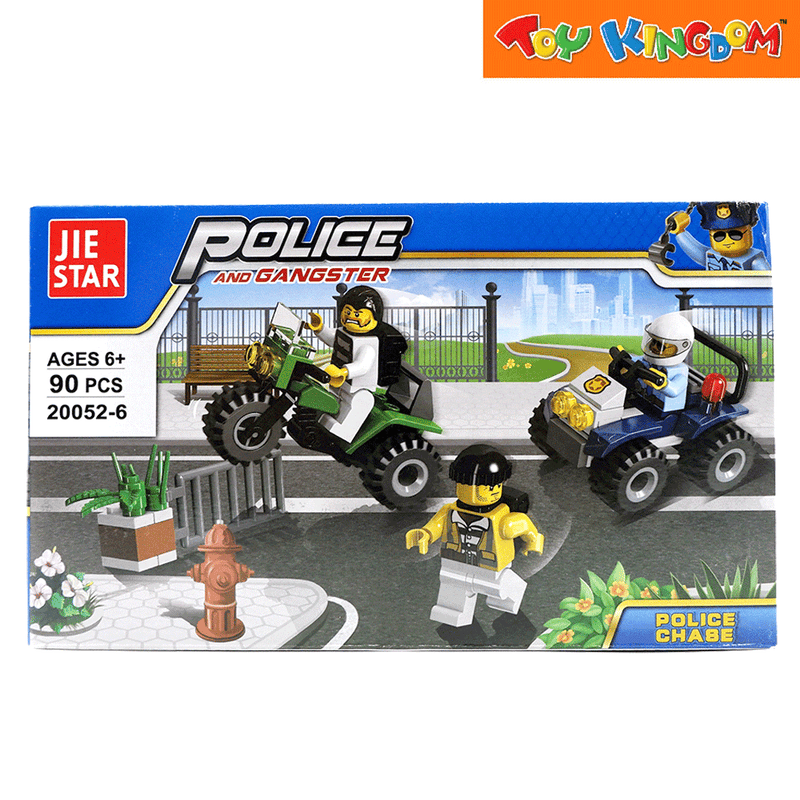 Jie Star Blocks Police & Gangster Police Chase 90 pcs Building Blocks