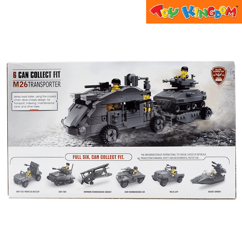 Jie Star Blocks Second War Light Reconnaissance Car 78 pcs Building Blocks