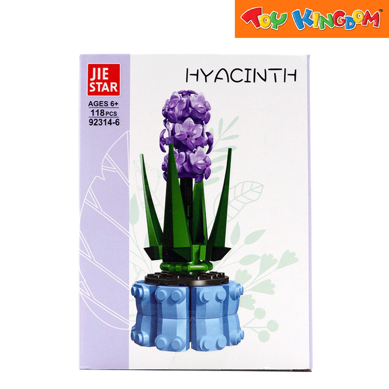 Jie Star Blocks Plants Hyacinth 118 pcs Building Blocks