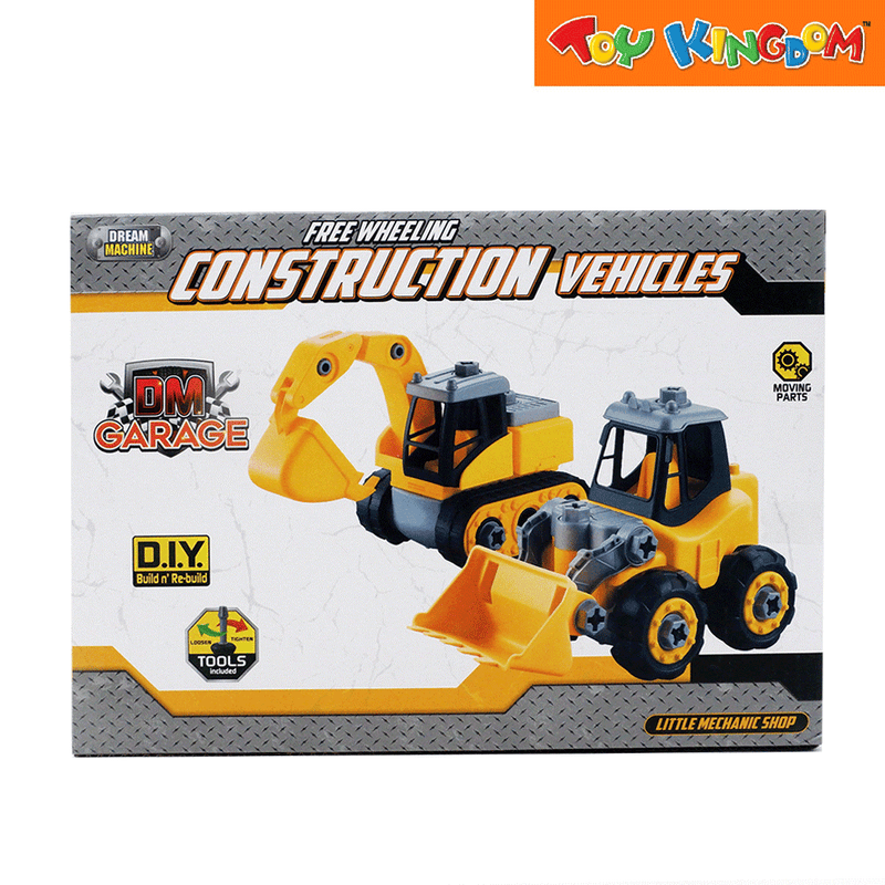 Dream Machine DIY Backhoe Construction Vehicle