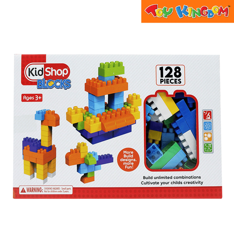 KidShop Blocks 'n Crafts 128 pcs Building Blocks