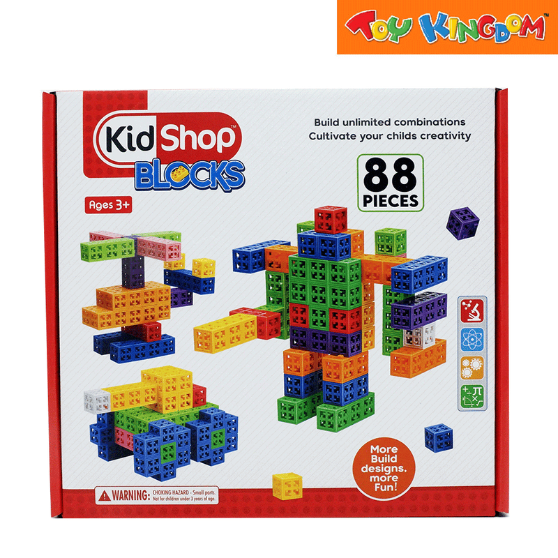 KidShop Blocks 'n Crafts 88 pcs ABS Building Blocks
