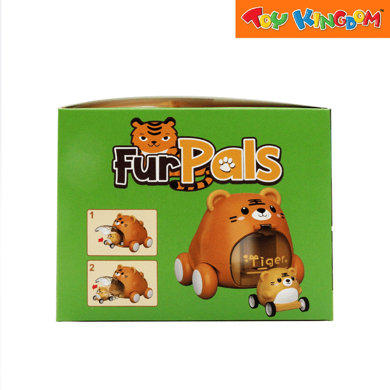 KidShop Fur Pals Tiger Press 'n Roll Vehicle