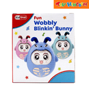 KidShop Blue Fun Wobbly Blinkin' Bunny
