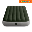 Intex Twin Dura-Beam Prestige Downy Standard Air Mattress with Battery Pump