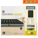 Intex Queen Dura-Beam Prestige Downy Standard Air Mattress with Battery Pump