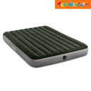 Intex Queen Dura-Beam Prestige Downy Standard Air Mattress with Battery Pump