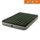 Intex Queen Dura-Beam Prestige Downy Standard Air Mattress with Battery Pump