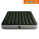 Intex Queen Dura-Beam Prestige Downy Standard Air Mattress with Battery Pump