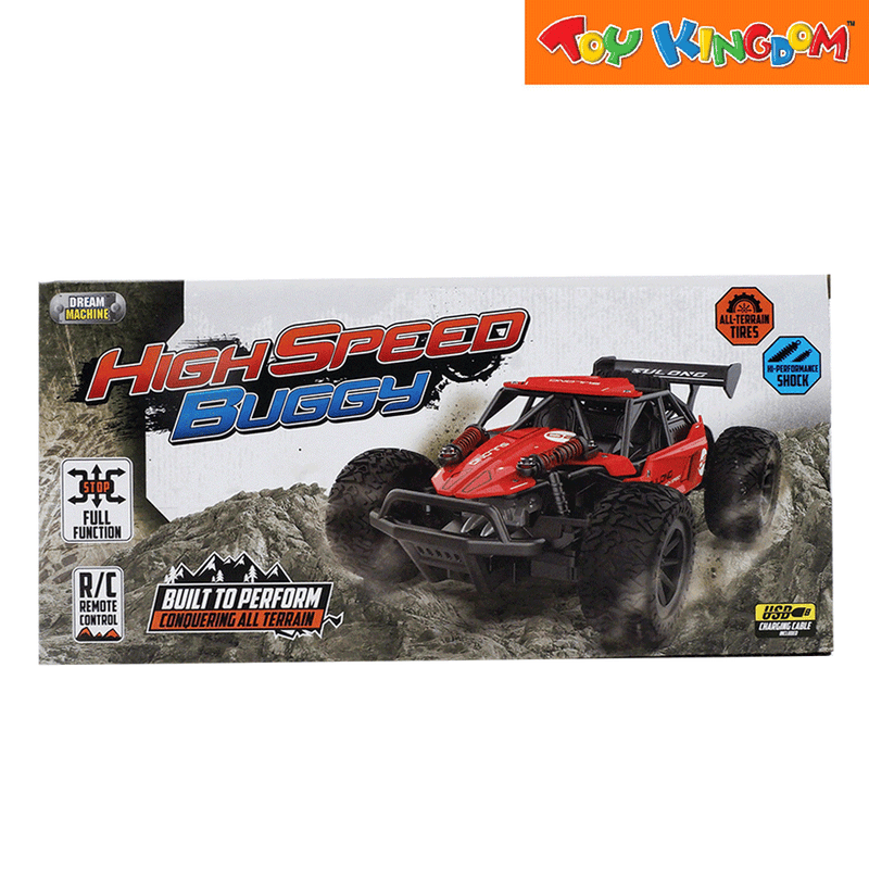Dream Machine High Speed Buggy Red 1:16 Scale Remote Control Vehicle