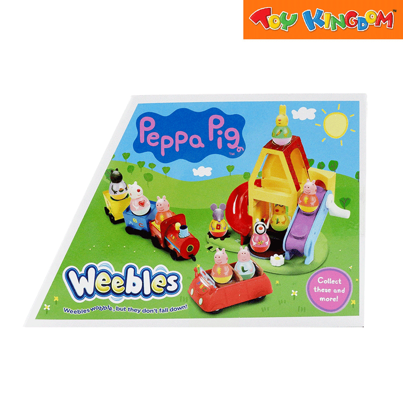 Weebles Peppa Pig Push-Along Wobbily Car